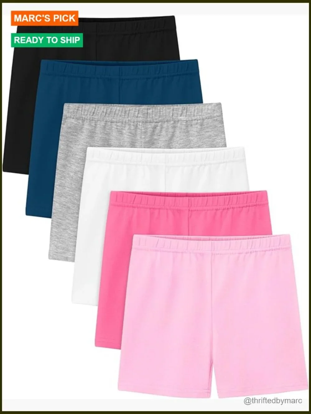 cotton bike shorts for under dresses 6 Pack Biker Girls Safety Dress Dance Shorts Cartwheel Color:Hot Yellow Designer Corsets Tops for LDP1411 have for any pregnancy
